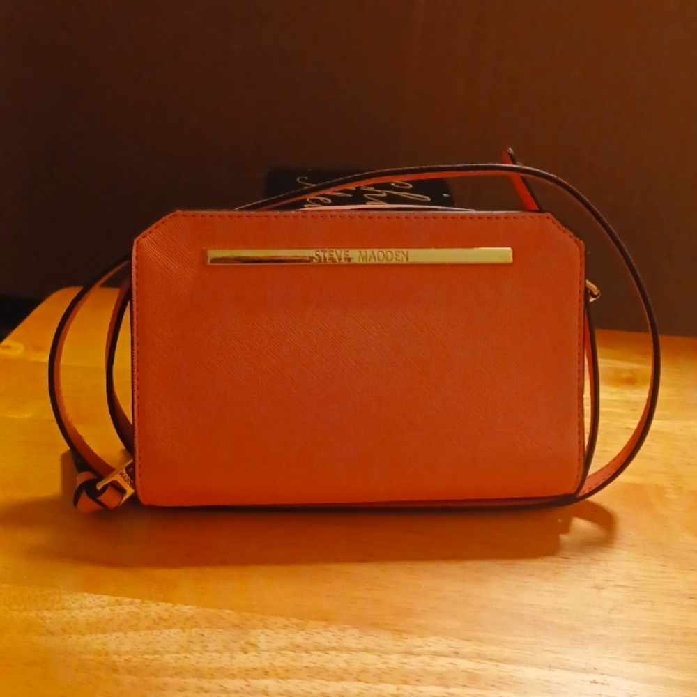 Coral Pink Steve Madden Cross Body Bag